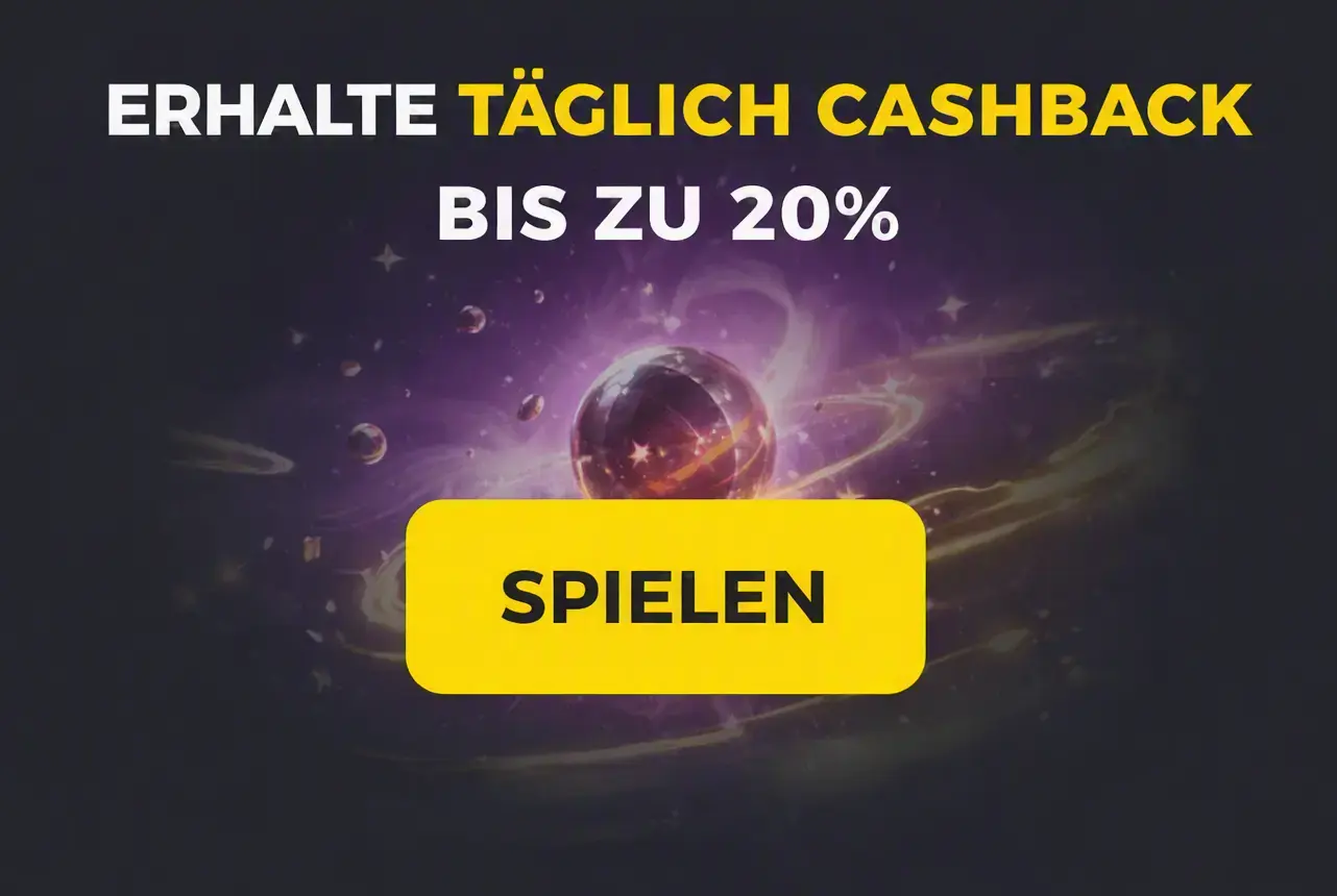 Tägliches Cashback bis 20 %